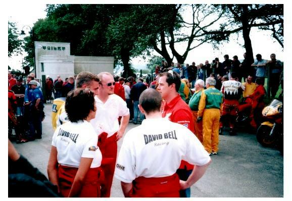Manx GP 2002 talking to John McGuinness