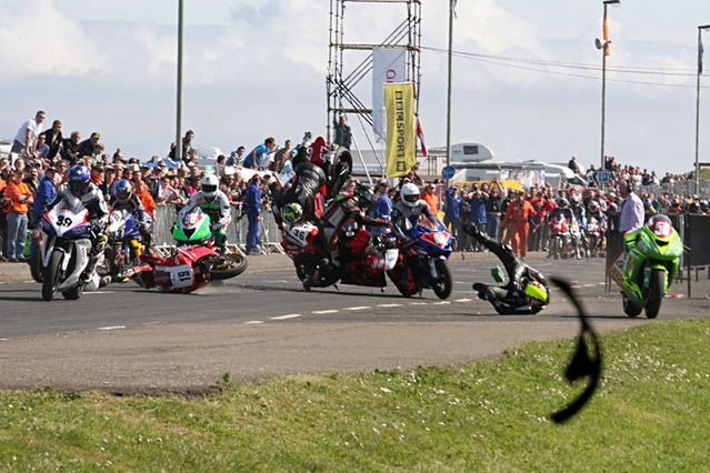 North west startline crash 07